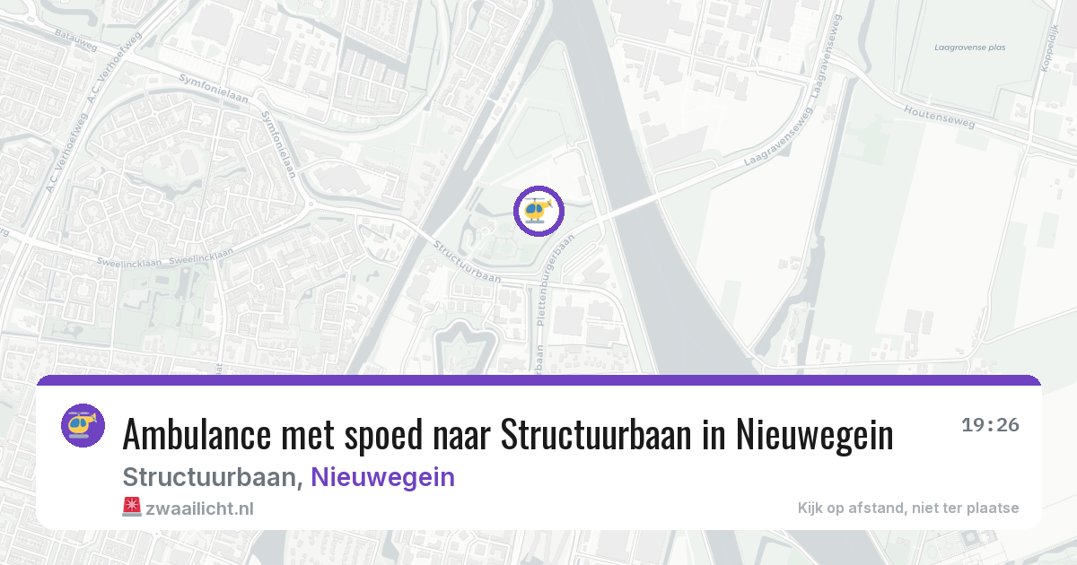 Ambulance met spoed naar Structuurbaan in Nieuwegein — 27 apr 2026