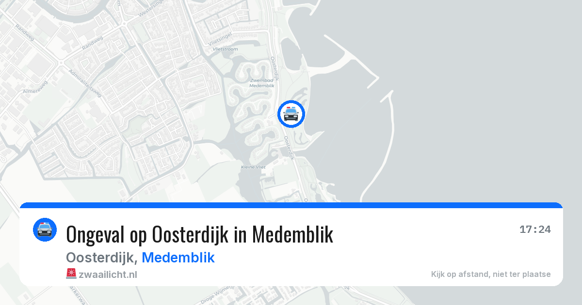 Ongeval op Oosterdijk in Medemblik — 30 jun 2026