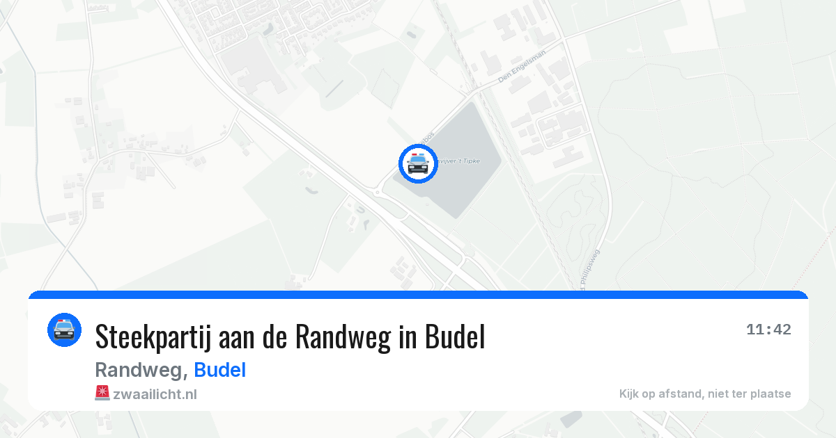 Steekpartij aan de Randweg in Budel — 11 jun 2026