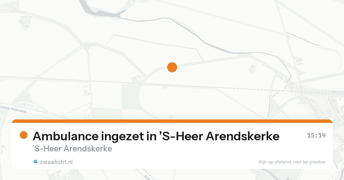 Ambulance ingezet in 'S-Heer Arendskerke — 19 aug 2026