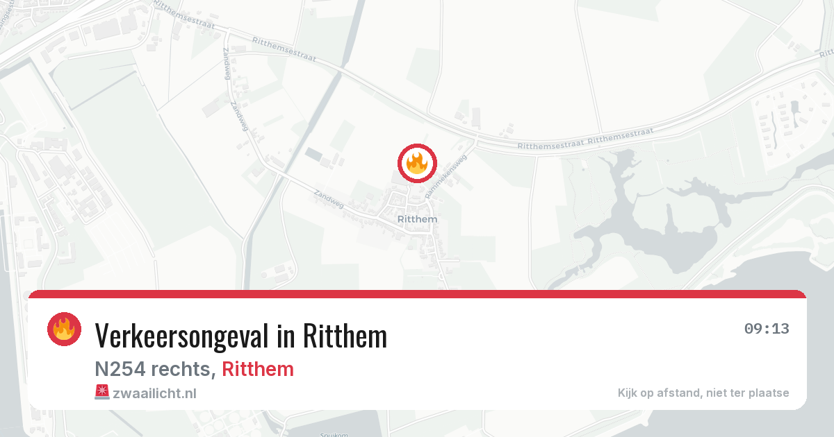 Verkeersongeval in Ritthem — 16 jun 2026