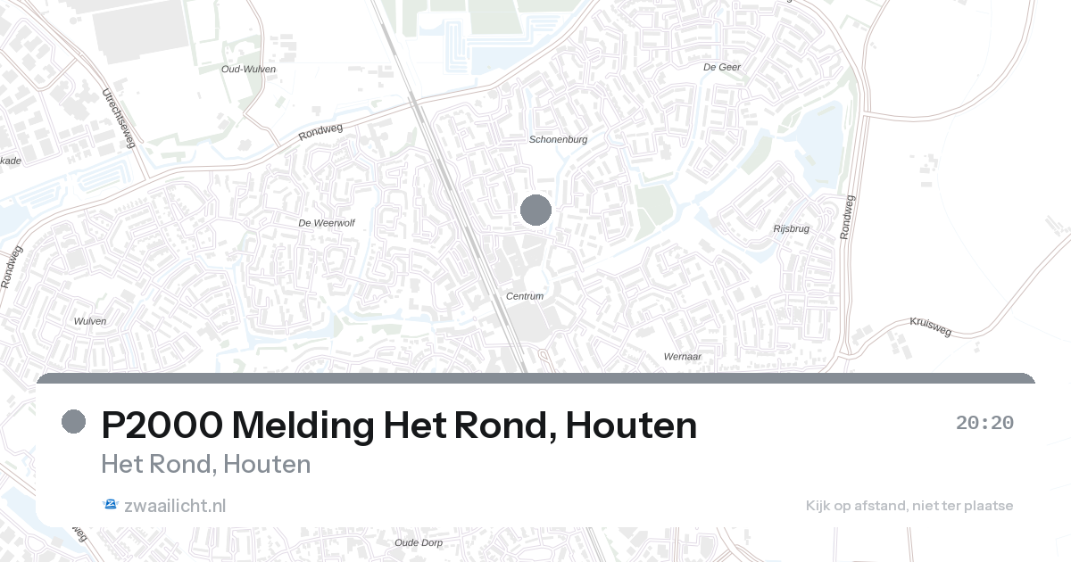 P2000 Melding Het Rond, Houten — 3 mrt 2026