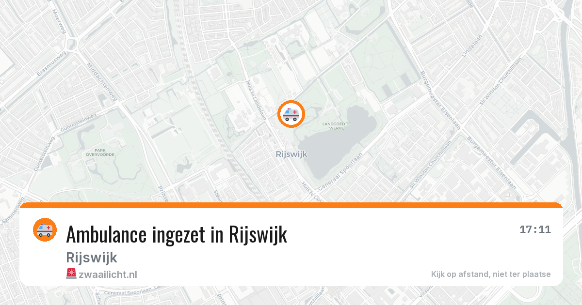 Ambulance ingezet in Rijswijk — 5 mei 2026