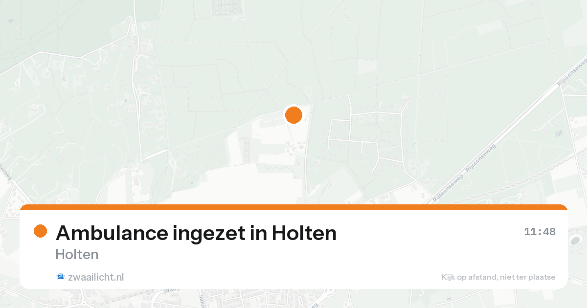 Ambulance ingezet in Holten — 14 aug 2026