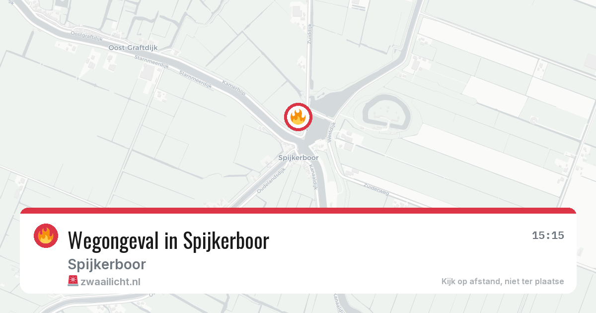 Wegongeval in Spijkerboor — 16 mei 2026