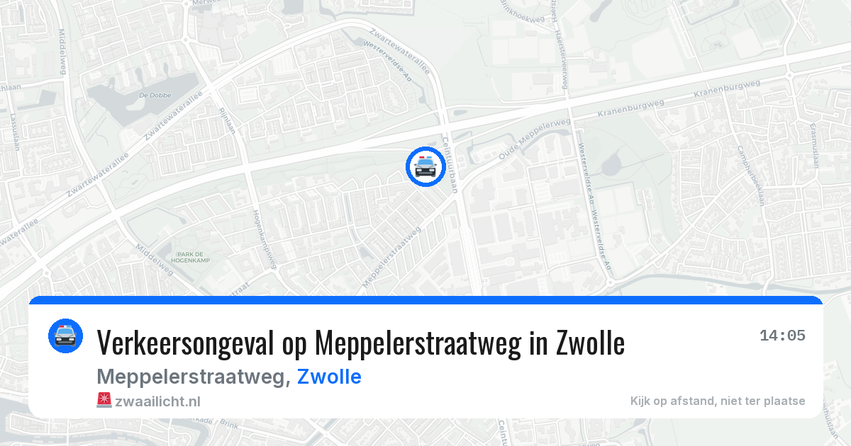 Verkeersongeval op Meppelerstraatweg in Zwolle — 12 jul 2026