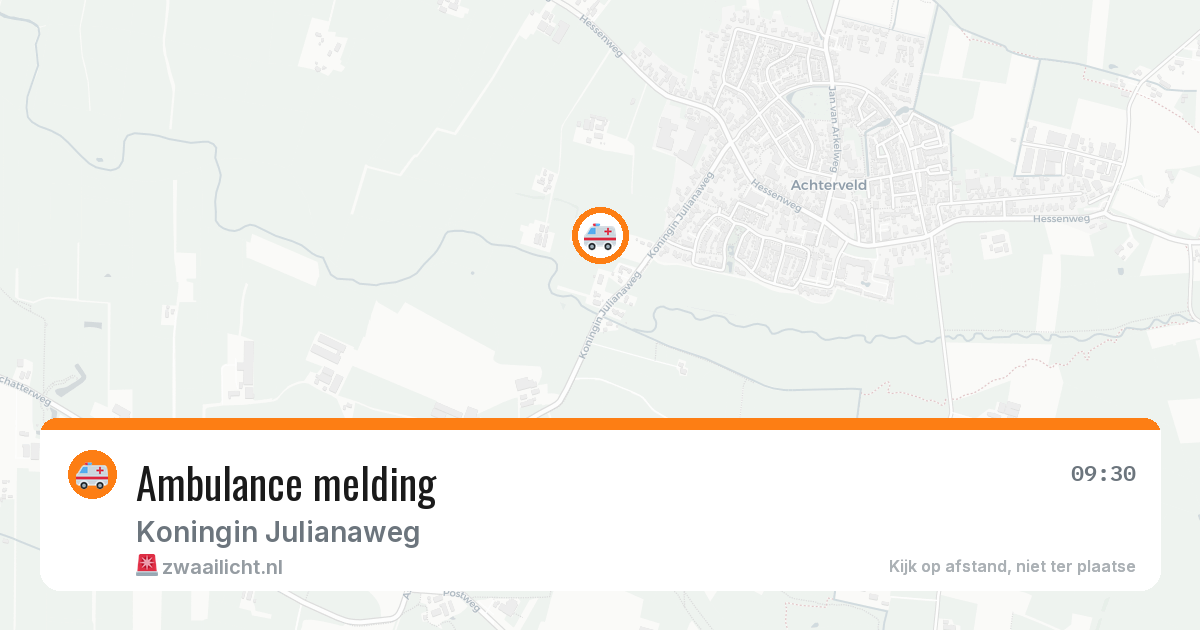Ambulance melding — 15 jun 2026