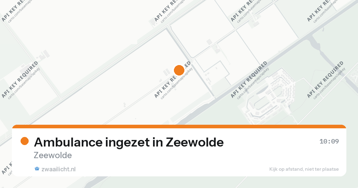 Ambulance ingezet in Zeewolde — 26 aug 2026