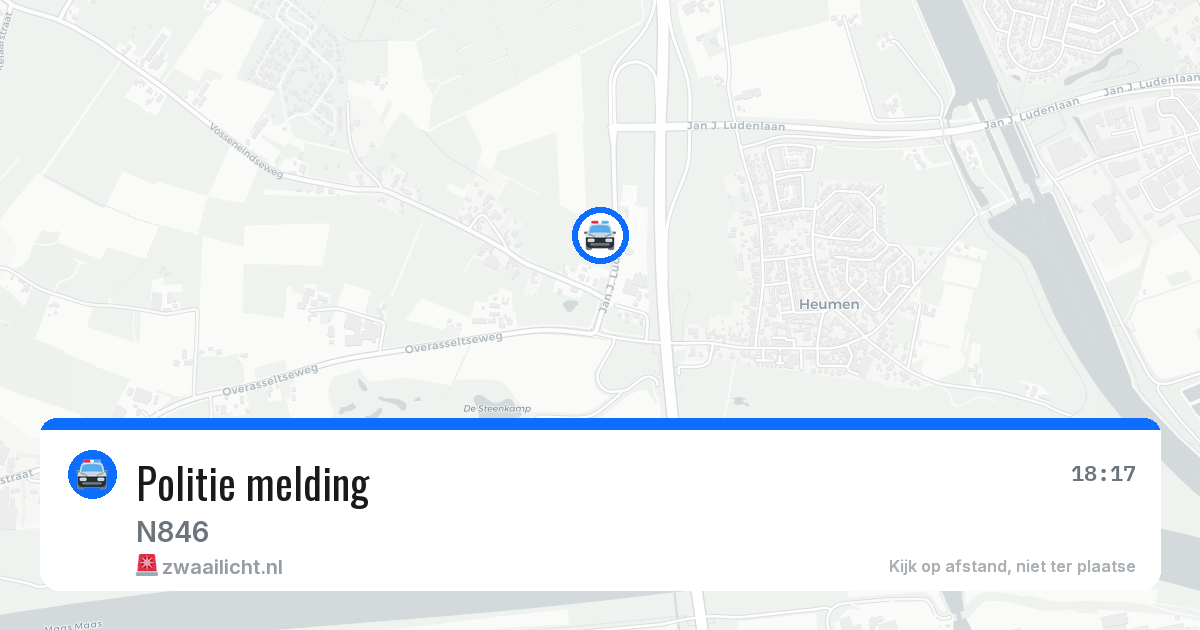 Politie melding — 1 jul 2026