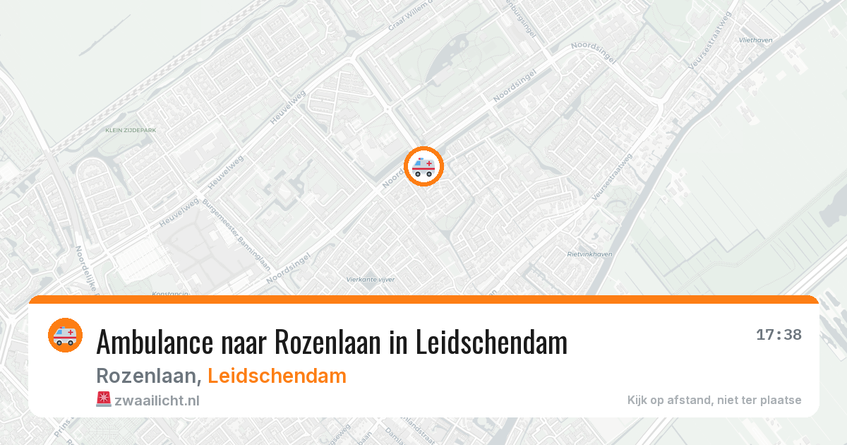 Ambulance naar Rozenlaan in Leidschendam — 30 jun 2026