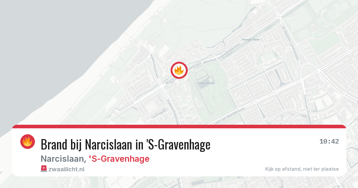 Brand bij Narcislaan in 'S-Gravenhage — 24 jun 2026