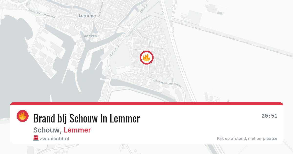 Brand bij Schouw in Lemmer — 2 aug 2026