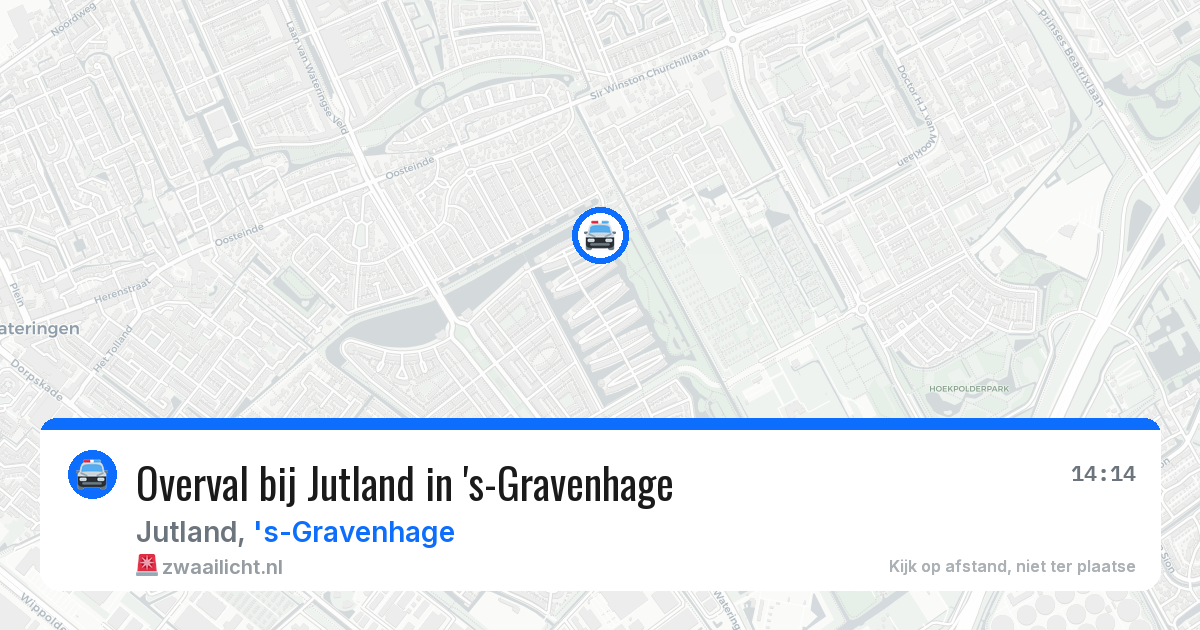 Overval bij Jutland in 's-Gravenhage — 15 mei 2026