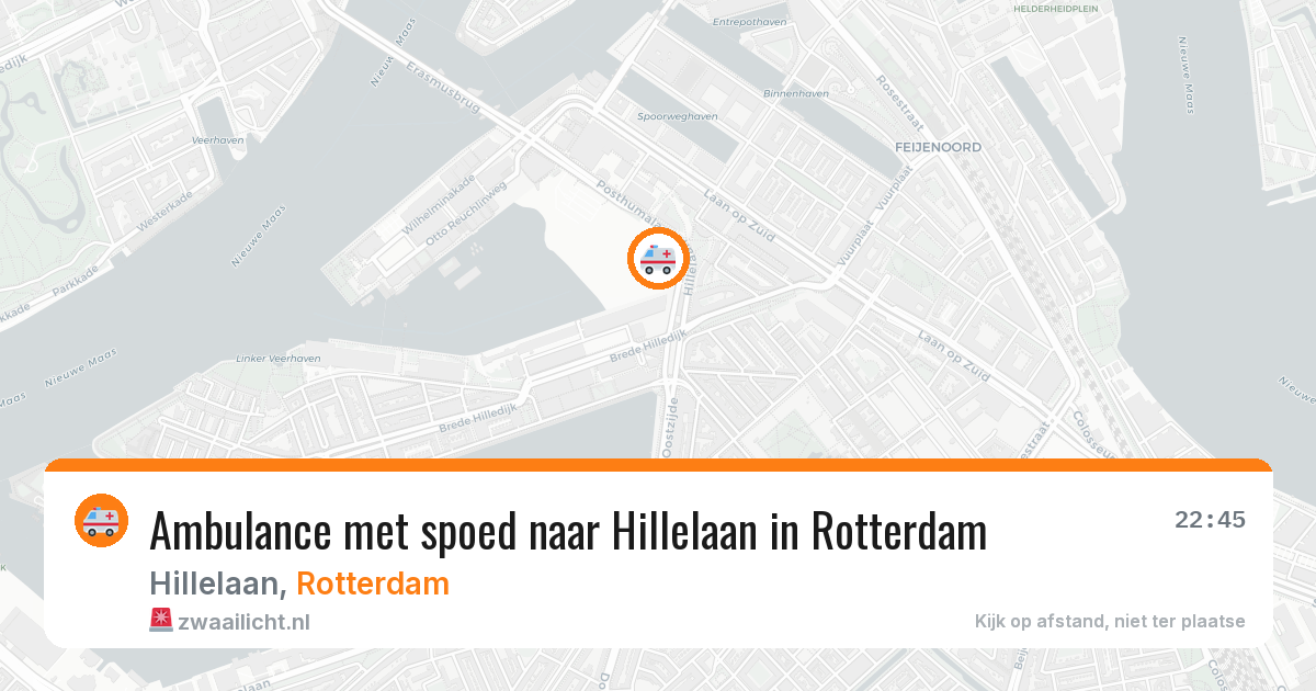 Ambulance met spoed naar Hillelaan in Rotterdam — 5 mei 2026