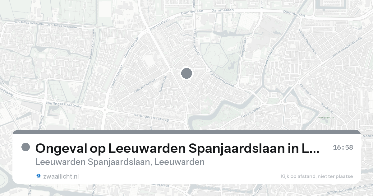 Ongeval op Leeuwarden Spanjaardslaan in Leeuwarden — 7 feb 2026