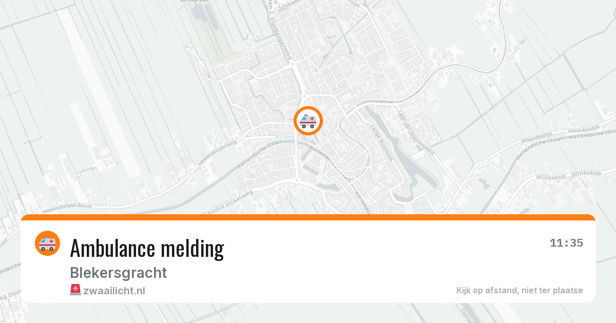 Ambulance melding — 26 jun 2026