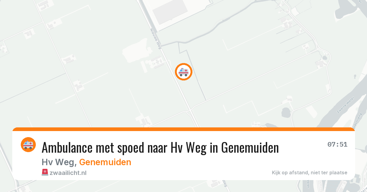 Ambulance met spoed naar Hv Weg in Genemuiden — 28 jul 2026