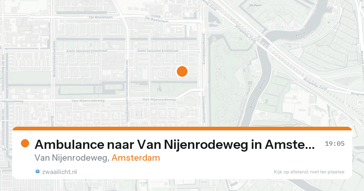 Ambulance naar Van Nijenrodeweg in Amsterdam — 7 feb 2026