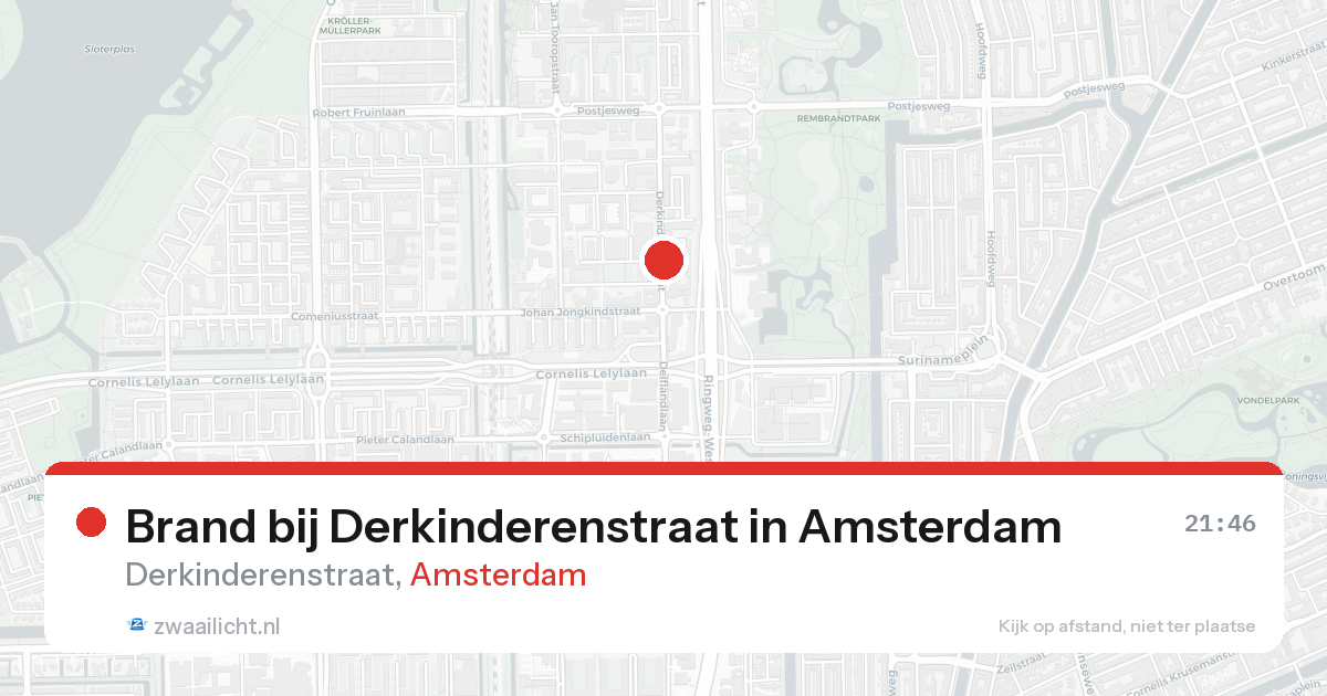 Brand bij Derkinderenstraat in Amsterdam — 2 jun 2026