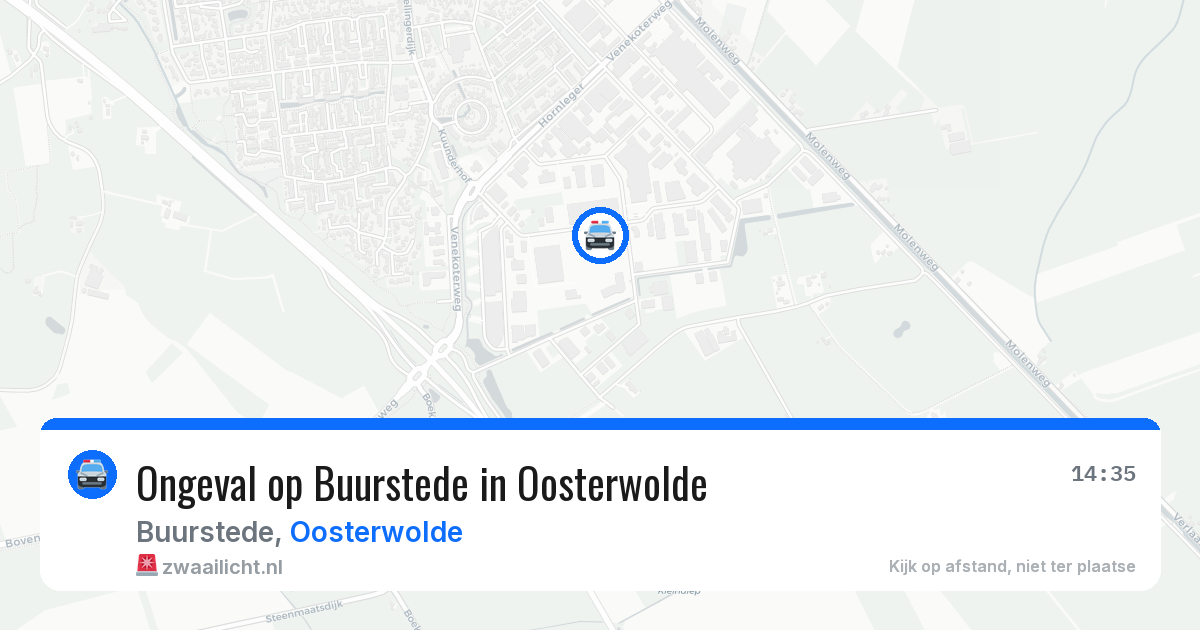 Ongeval op Buurstede in Oosterwolde — 7 jun 2026