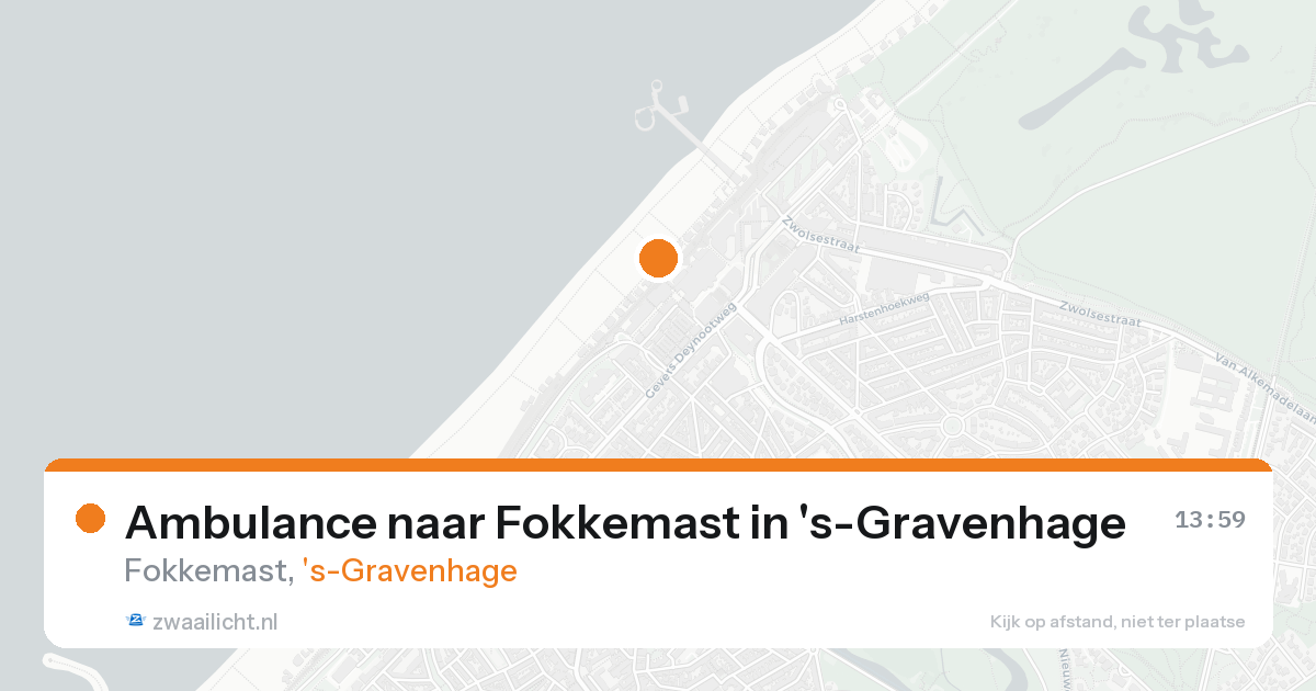 Ambulance naar Fokkemast in 's-Gravenhage — 18 aug 2026