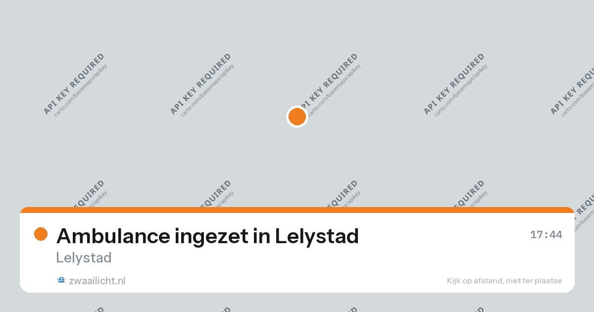 Ambulance ingezet in Lelystad — 26 aug 2026