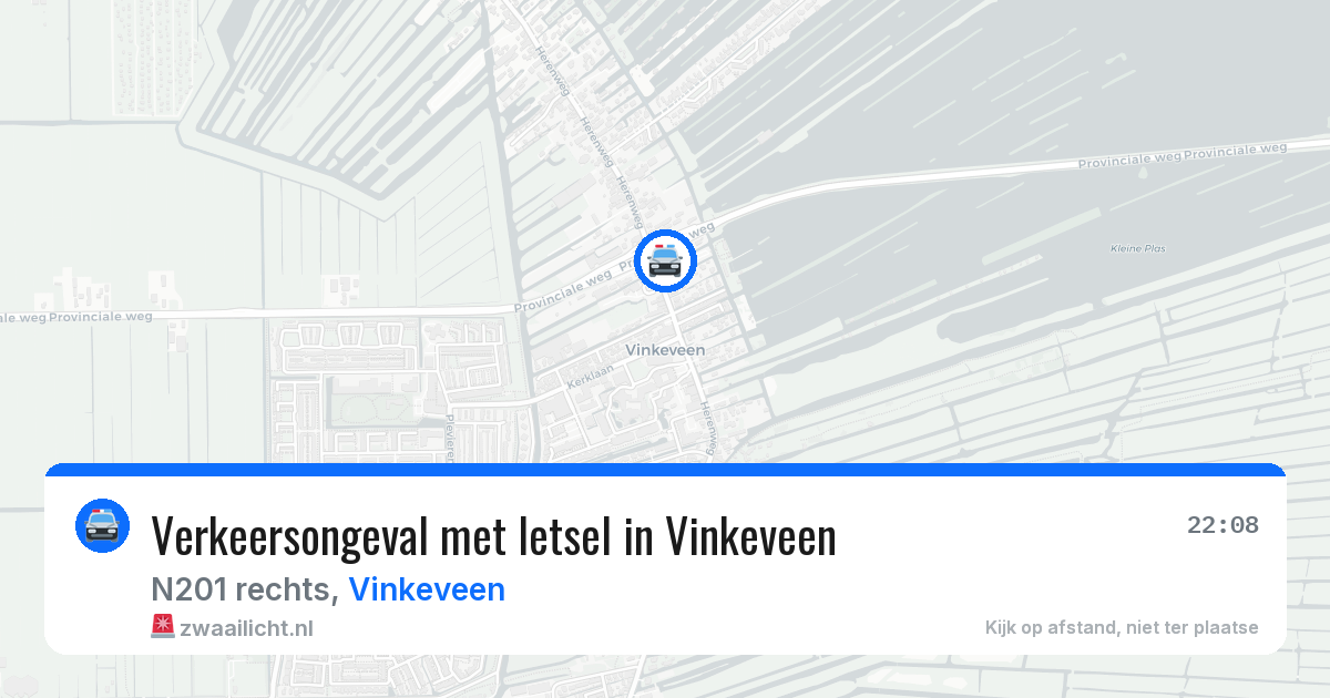 Verkeersongeval met letsel in Vinkeveen — 16 jun 2026