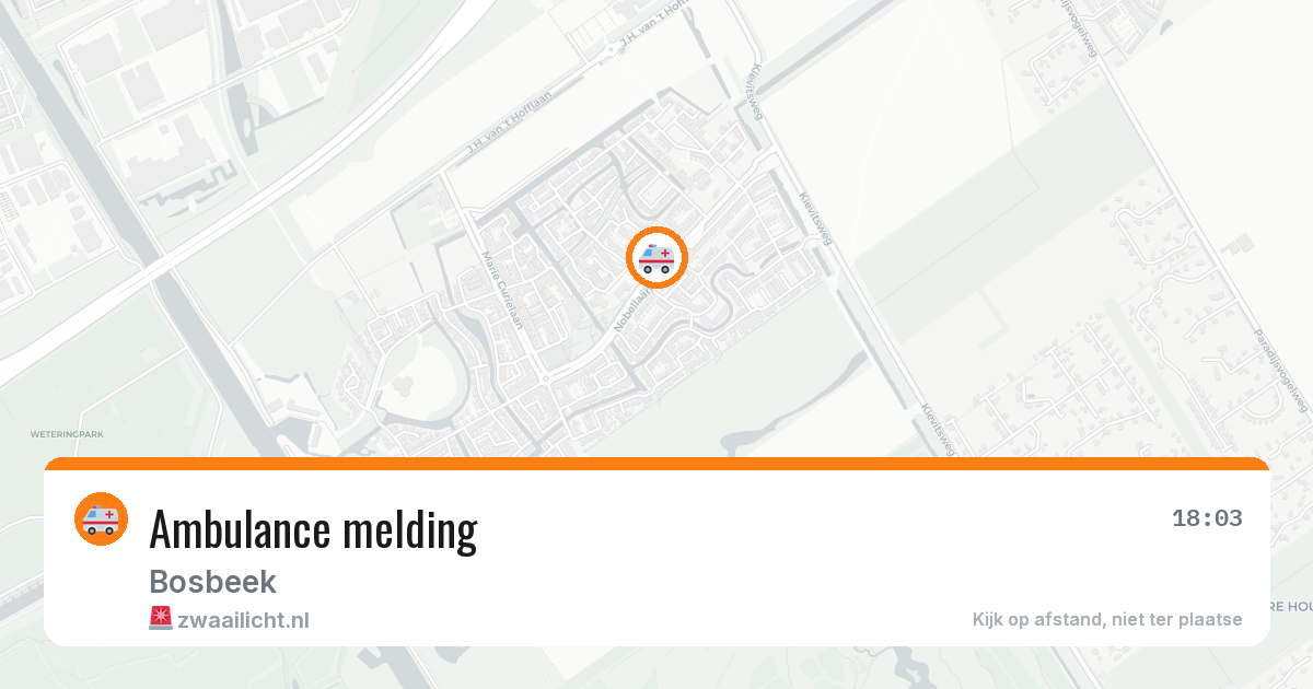 Ambulance melding — 29 jun 2026