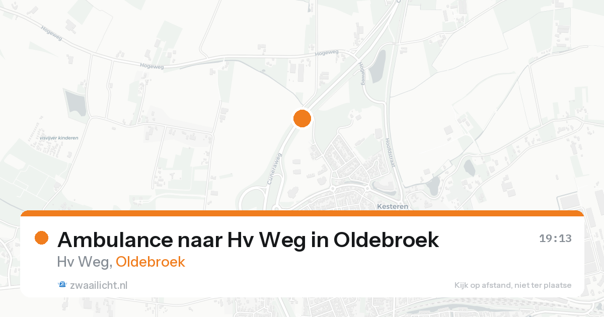 Ambulance naar Hv Weg in Oldebroek — 31 jan 2026