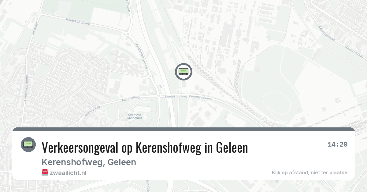 Verkeersongeval op Kerenshofweg in Geleen — 3 feb 2026