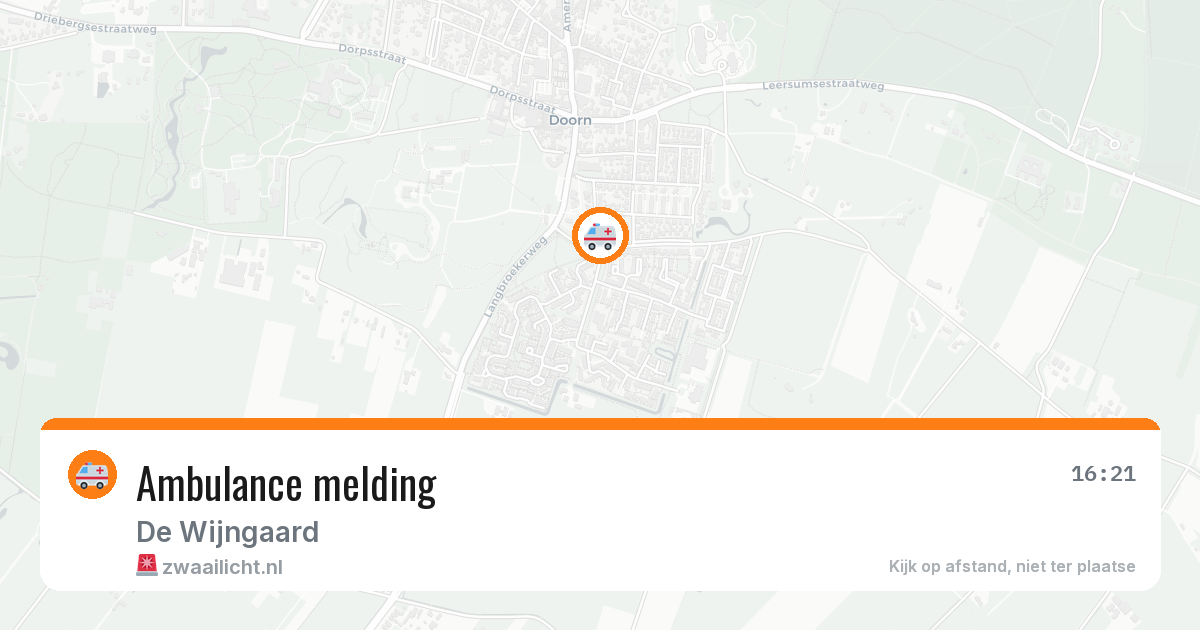 Ambulance melding — 26 jun 2026