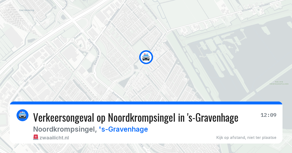 Verkeersongeval op Noordkrompsingel in 's-Gravenhage — 21 mei 2026