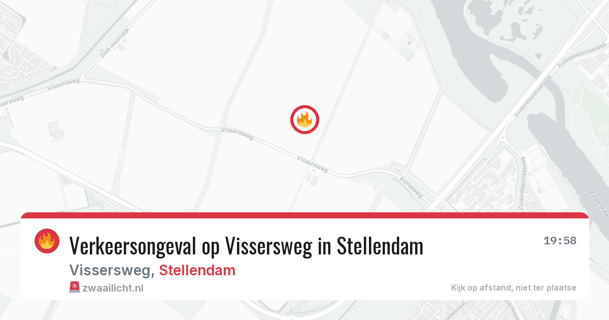 Verkeersongeval op Vissersweg in Stellendam — 17 feb 2026