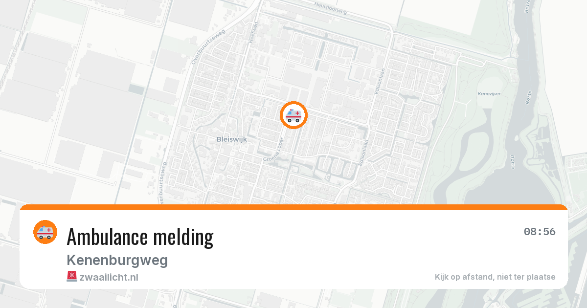 Ambulance melding — 23 feb 2026