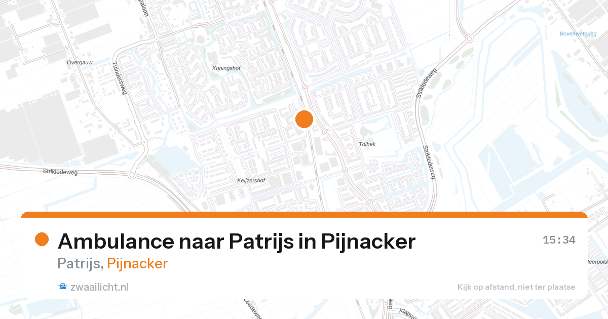 Ambulance naar Patrijs in Pijnacker — 13 feb 2026