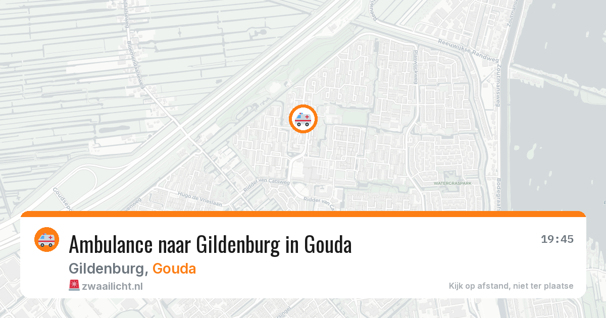 Ambulance naar Gildenburg in Gouda — 12 jul 2026