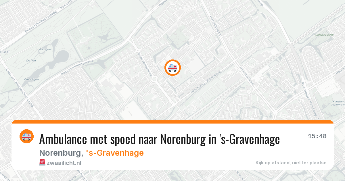 Ambulance met spoed naar Norenburg in 's-Gravenhage — 19 jun 2026