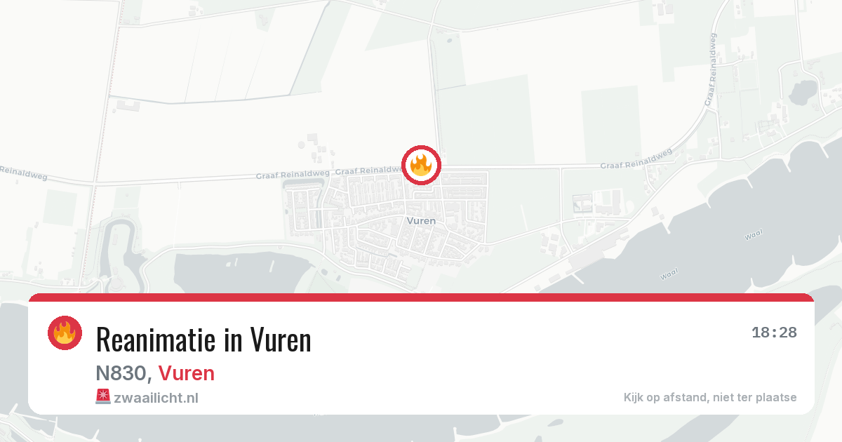 Reanimatie in Vuren — 20 mei 2026