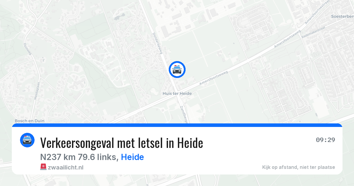 Verkeersongeval met letsel in Heide — 27 jun 2026