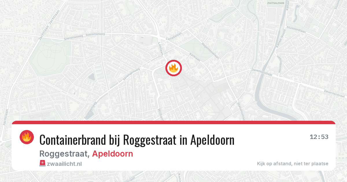 Containerbrand bij Roggestraat in Apeldoorn — 3 jul 2026