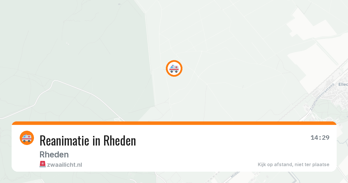 Reanimatie in Rheden — 29 apr 2026