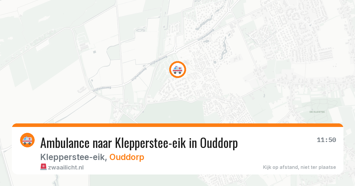 Ambulance naar Klepperstee-eik in Ouddorp — 3 aug 2026