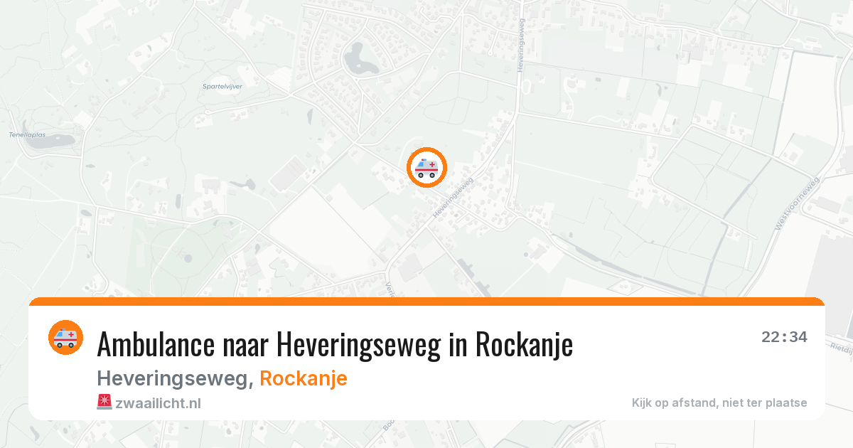 Ambulance naar Heveringseweg in Rockanje — 2 jul 2026