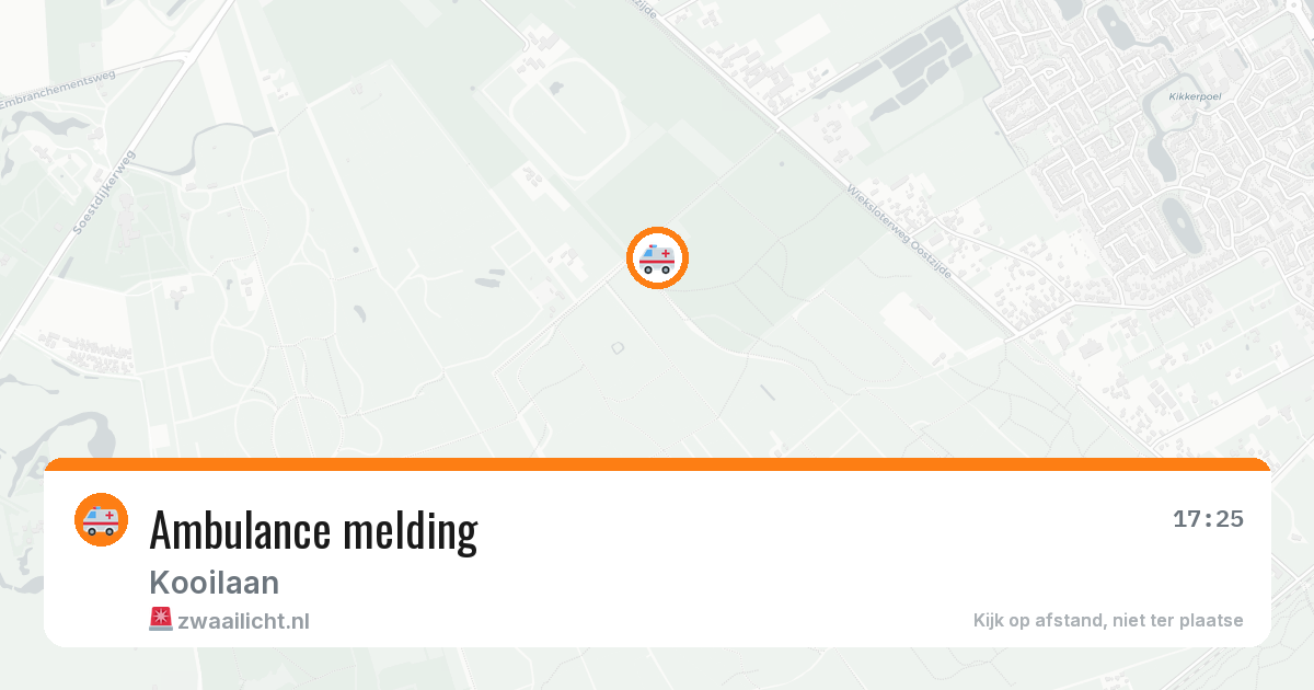 Ambulance melding — 5 jul 2026