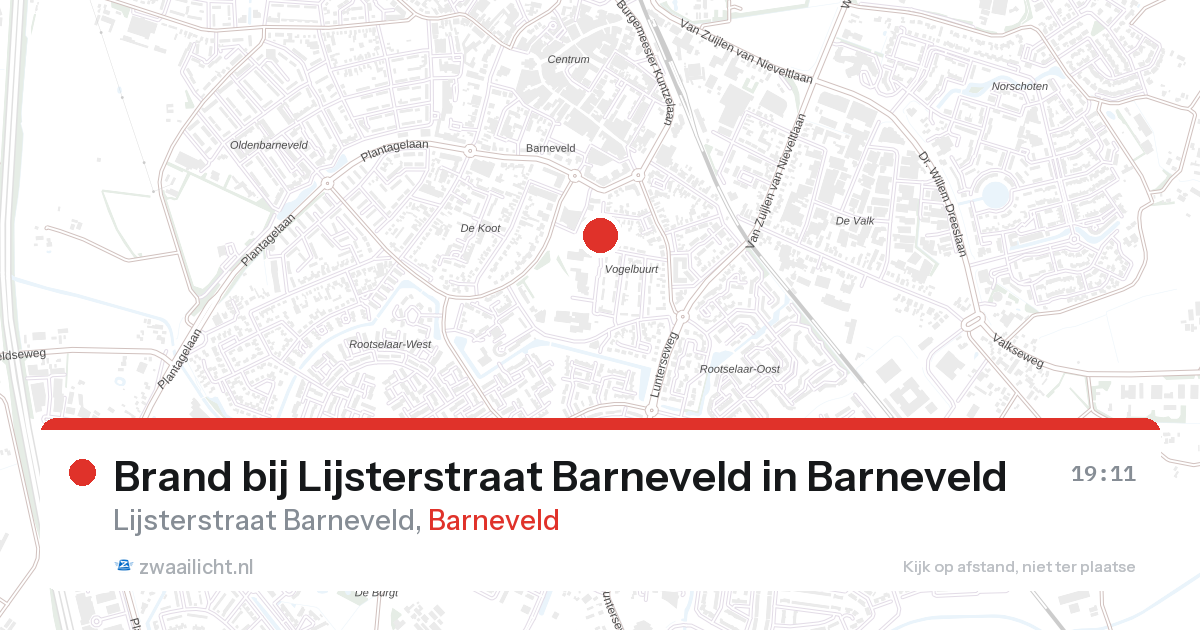 Brand bij Lijsterstraat Barneveld in Barneveld — 8 mei 2026