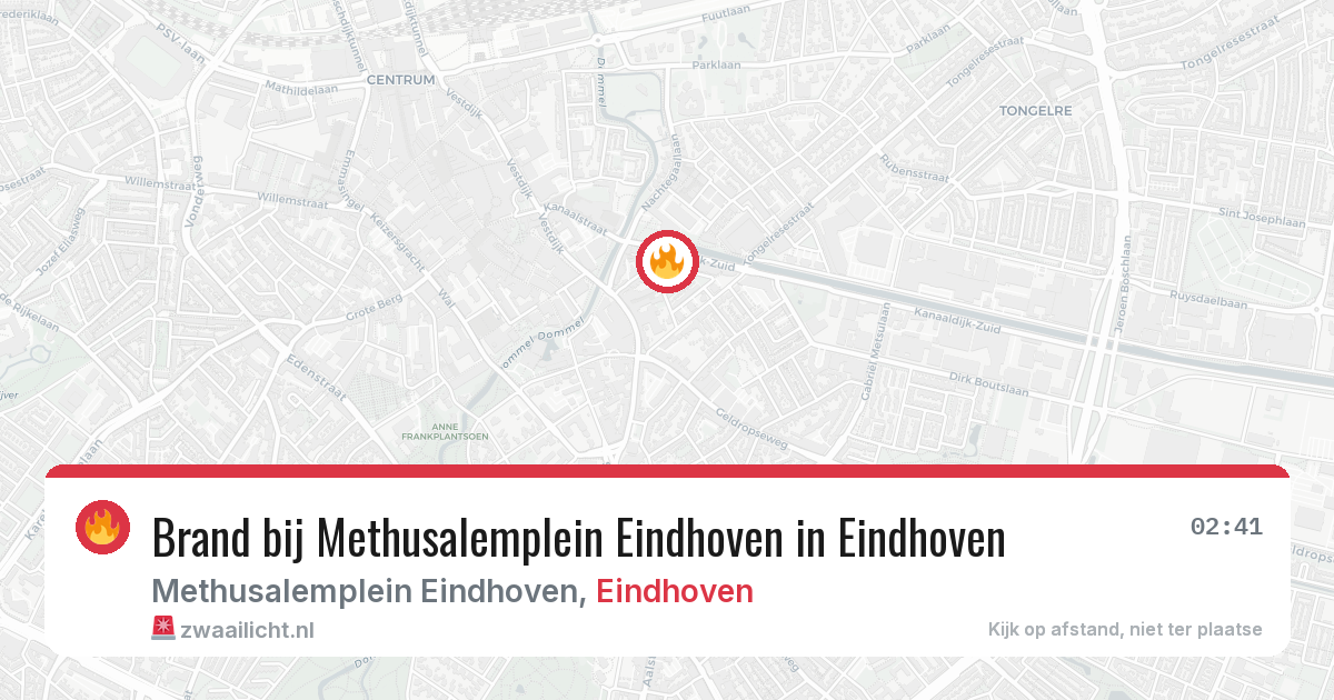 Brand bij Methusalemplein Eindhoven in Eindhoven — 22 jul 2026