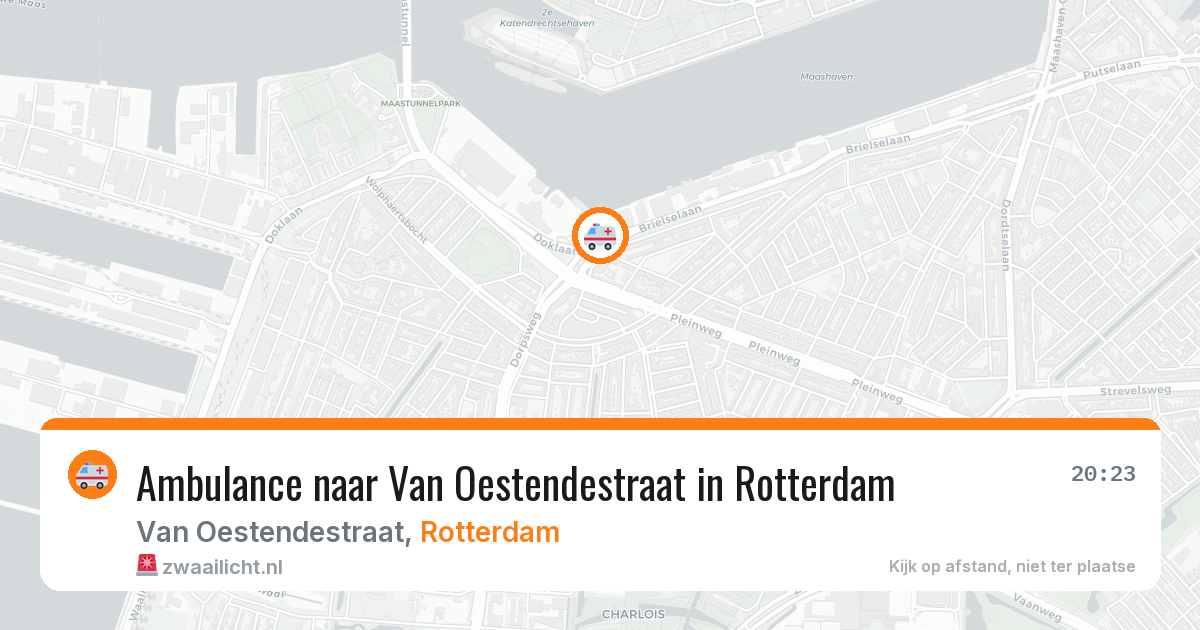 Ambulance naar Van Oestendestraat in Rotterdam — 13 apr 2026