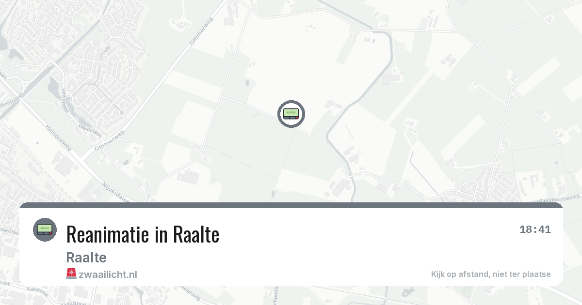 Reanimatie in Raalte — 8 feb 2026