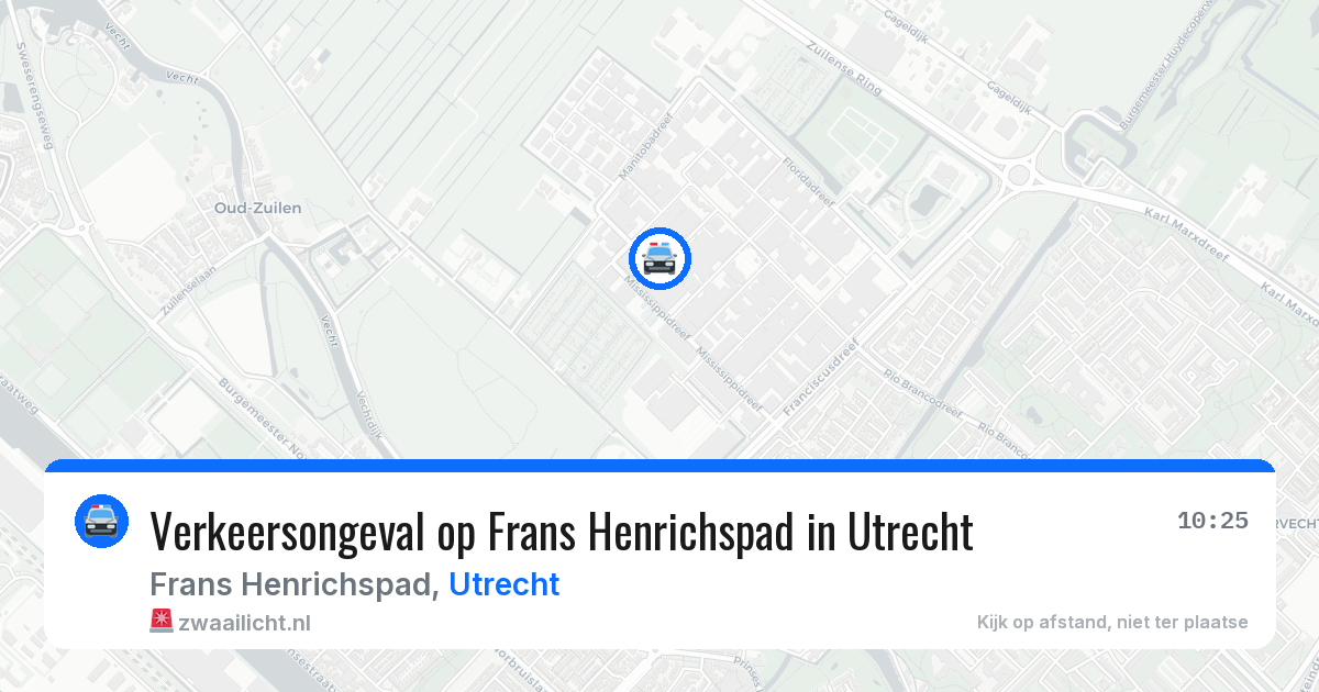 Verkeersongeval op Frans Henrichspad in Utrecht — 2 jun 2026