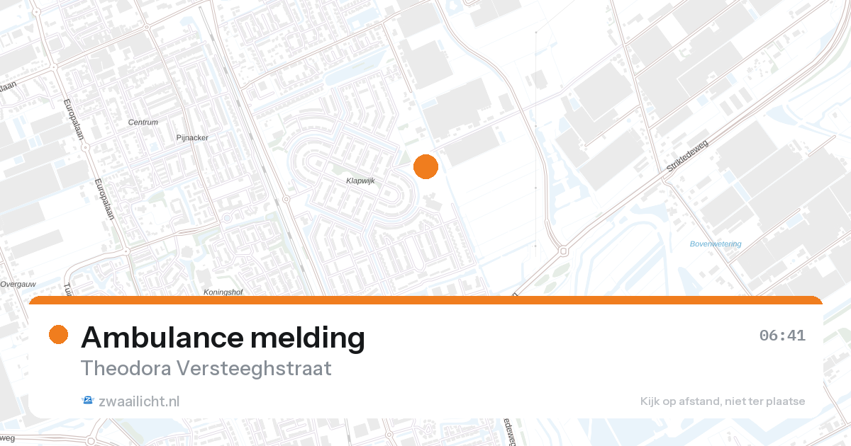Ambulance melding — 7 feb 2026